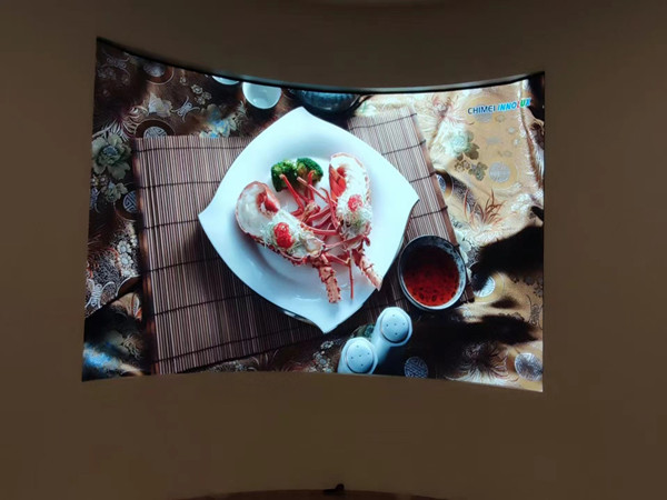 鼎湖室内P2.5弧形LED屏